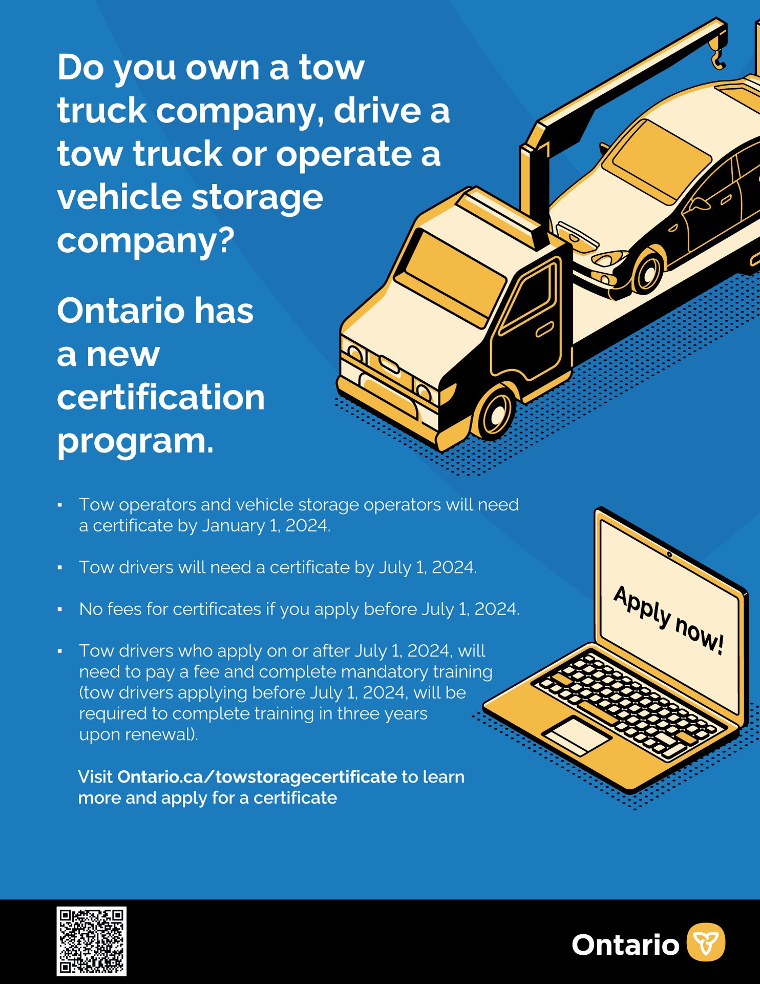 Tow Truck Driver, Towing Services Operator and Vehicle Storage Yard  Facility Licences - Town of Orangeville
